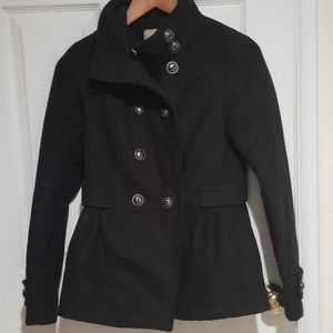Black jacket fit and flair